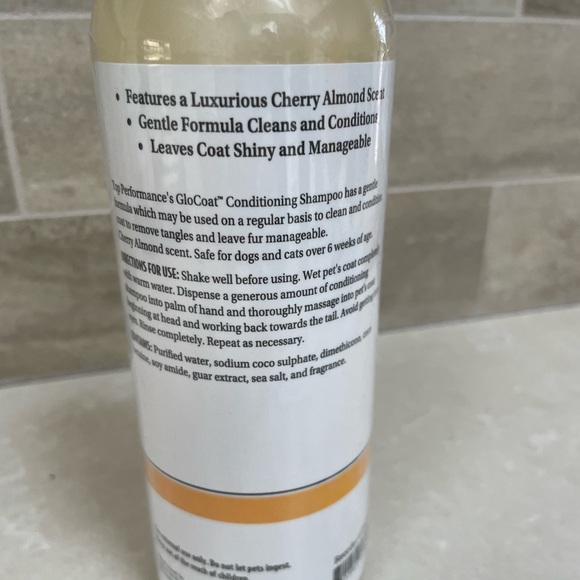 Top Performance GloCoat Conditioning Shampoo for Dogs - New Sealed Bottle - Picture 3 of 4